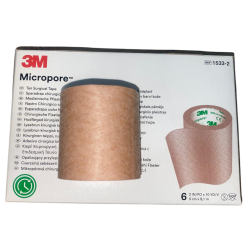 Micropore Piel 2"X6 Unidades 3M