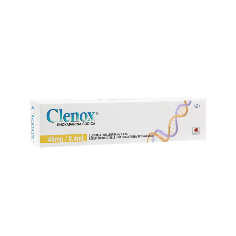 CLENOX JERINGA PRELLENADA SOLUCION INYECTABLE - 40Mg/0.4mL Caja X 1