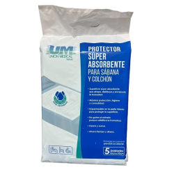 Protector súper absorbente para sábana y colchón UNIÓN MEDICAL
