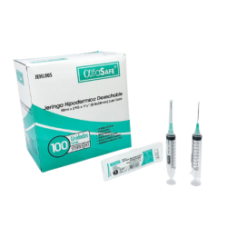 JERINGA HIPODÉRMICA ALFASAFE 3ML 21G X1/2